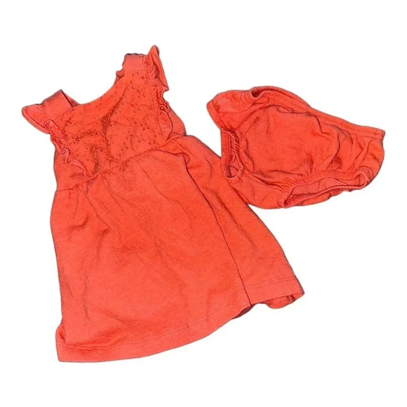 Carter's Child of Mine Baby Girl Dress, 2-Piece, Size 3-6 Months - Picture 1 of 3